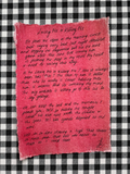 'Loving Me or Killing Me' Lyric Sheet